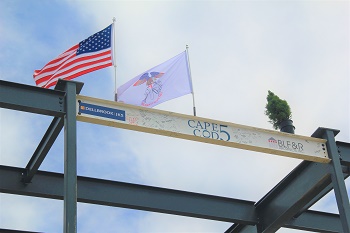 CC5 Steel Beam with logos and signature