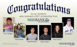MV Bank Scholarship recipients 2021